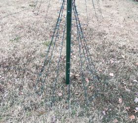 christmas yards easy light trees