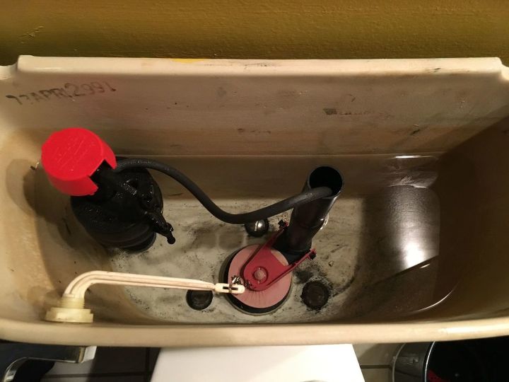 q toilets leaking and after i paid a plumber