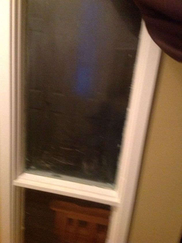 q how do i decorate my old window panel in a side door it s glass