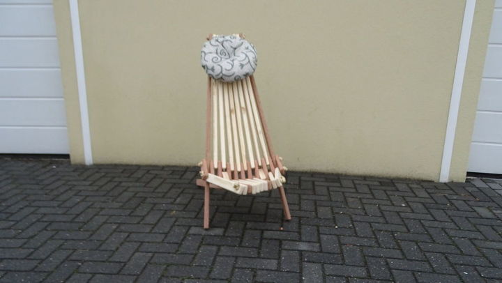 como fazer uma cadeira de jardim dobrvel