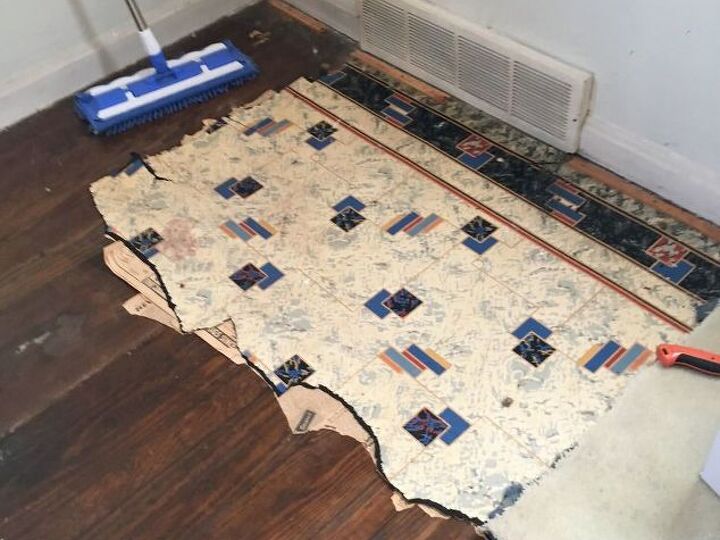 q how should i clean wood floors that have been covered up since 1946