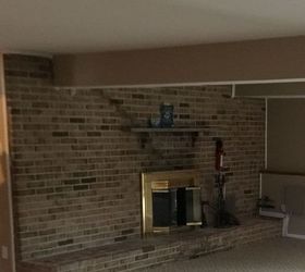Diy Brick Fireplace Transformation Hometalk
