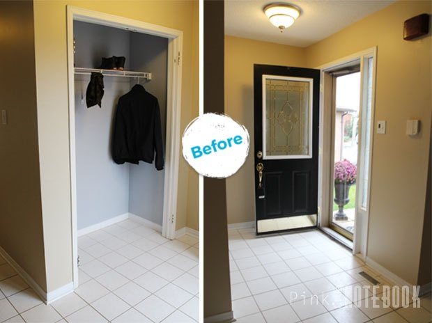 Before and After Entryway Makeover Ideas on a Budget | Hometalk