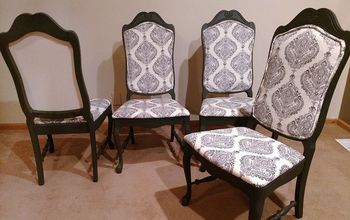 Old & Ugly to New & Chic Dining Chairs