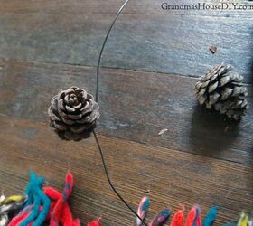 small diy pine cone wreath