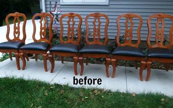 Cómo cambiar el aspecto de las sillas de comedor con pintura y tapicería