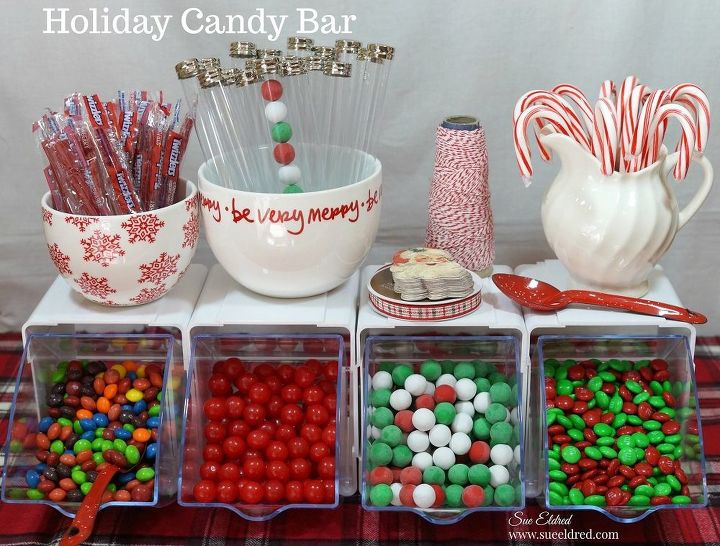 holiday party candy bar and fillin station