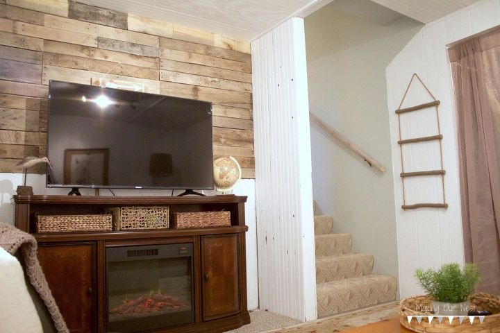s basement edition, Paneled Accent Wall
