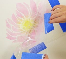 cmo pintar un papel pintado de acuarela floral con plantillas reutilizables