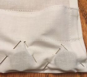 How to Make DIY No Sew Bed Skirt Made From Purchased Valances | Hometalk