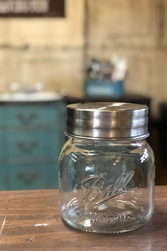 easy how to paint buffalo plaid mason jar