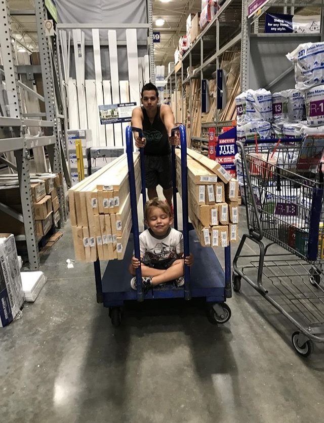 how to make a diy sliding barn door console inspired by ana white, Buying the supplies