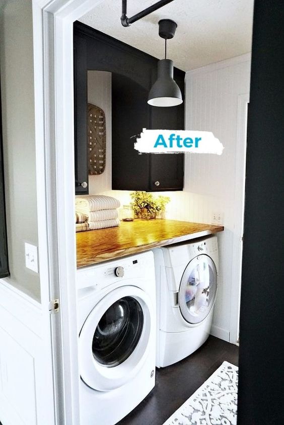 s laundry room edition, After Not just functional gorgeous too