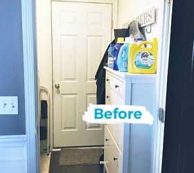 s laundry room edition, Tiny Laundry Room Remodel
