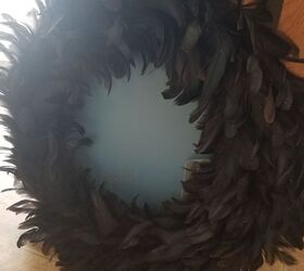 feather santa s belt wreath