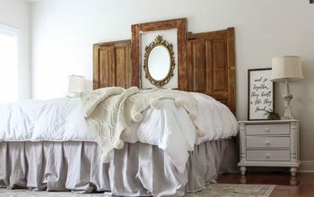  Saia de cama DIY: tecido de cortina sem costura