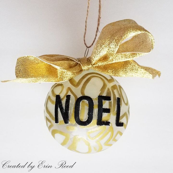 etched glass gold swirl ball ornament