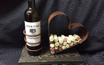 Wine Bottle & Cork Holder