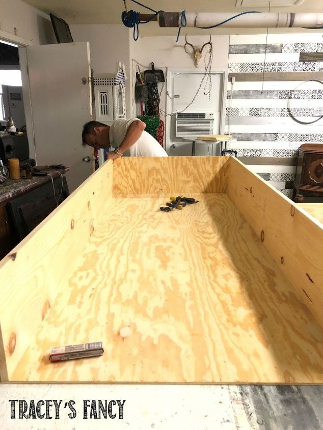 diy life size barbie box for a barbie farmhouse party