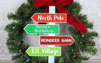 North Pole Sign Christmas Decor