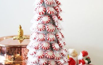 Árbol de Navidad de caramelos de menta DIY