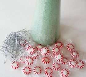 How to Make a DIY Peppermint Candy Christmas Tree | Hometalk