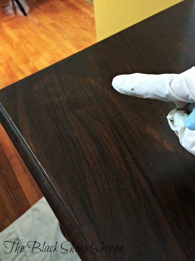 How to repair wood table damaged by nail polish remover? | Hometalk