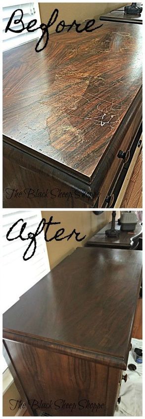 How To Refurbish Wood Furniture Without, Restaining A Dresser Without Sanding