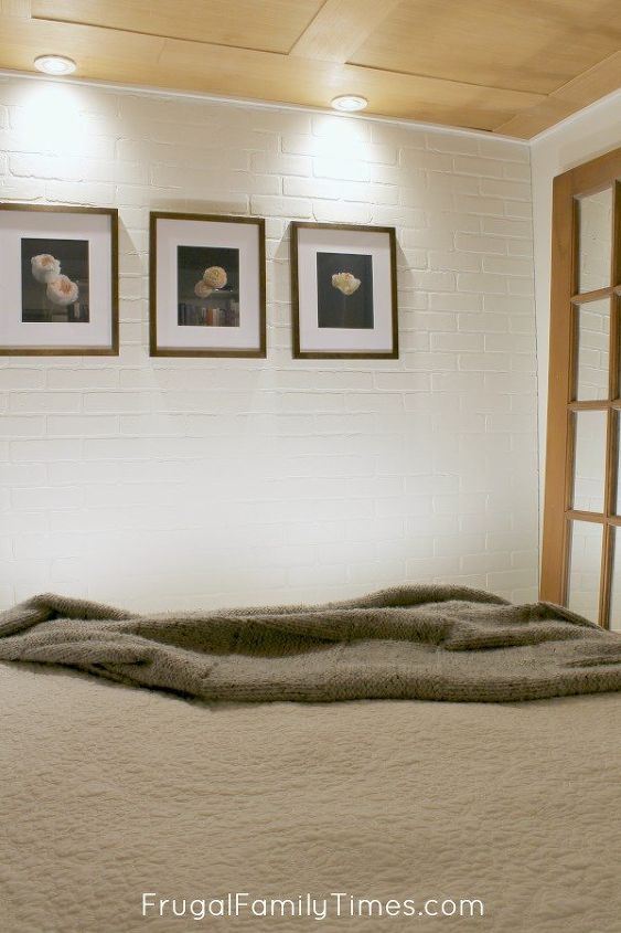 how to make a diy faux brick wall look real