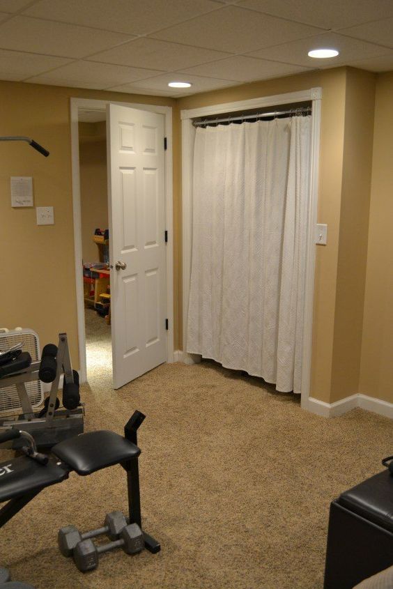 s guest room makeover edition, Our Basement Spare Bedroom Makeover