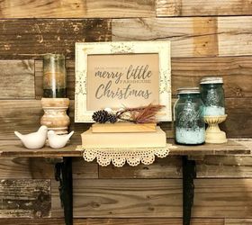 Farmhouse Inspired Picture Frame With Free Holiday Print
