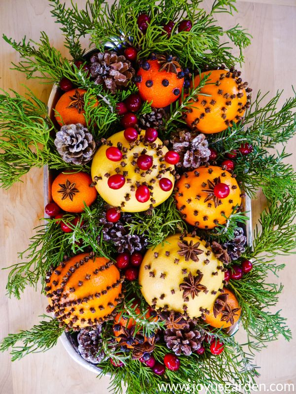 adornos navidenos naturales hechos en casa con citricos y especias