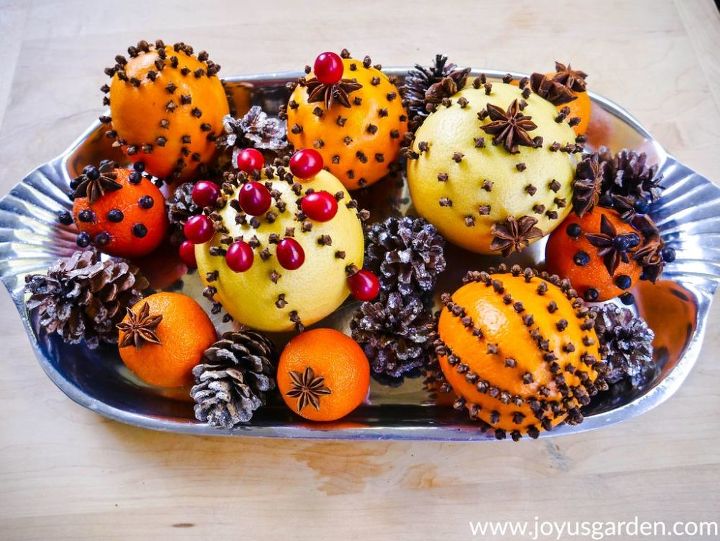 decoraes de natal caseiras naturais com frutas ctricas e especiarias