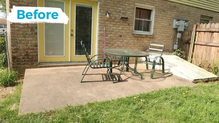 How To Fake A Beautiful Stone Patio For Just 50 Hometalk