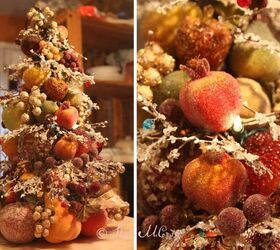 bead and glitter fruit tree