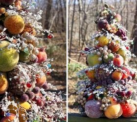 bead and glitter fruit tree