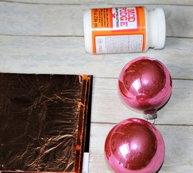 Cómo hacer adornos navideños de hojas de cobre
