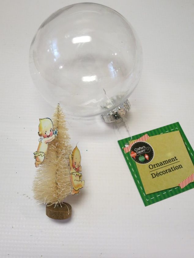 snow globe diy gift box for christmas holidays