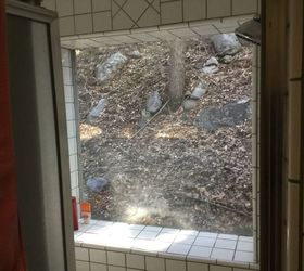 how do i insulate a big shower window in the winter
