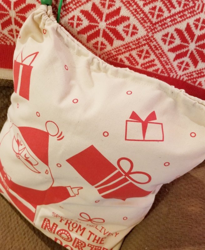 almohada de navidad sin coser