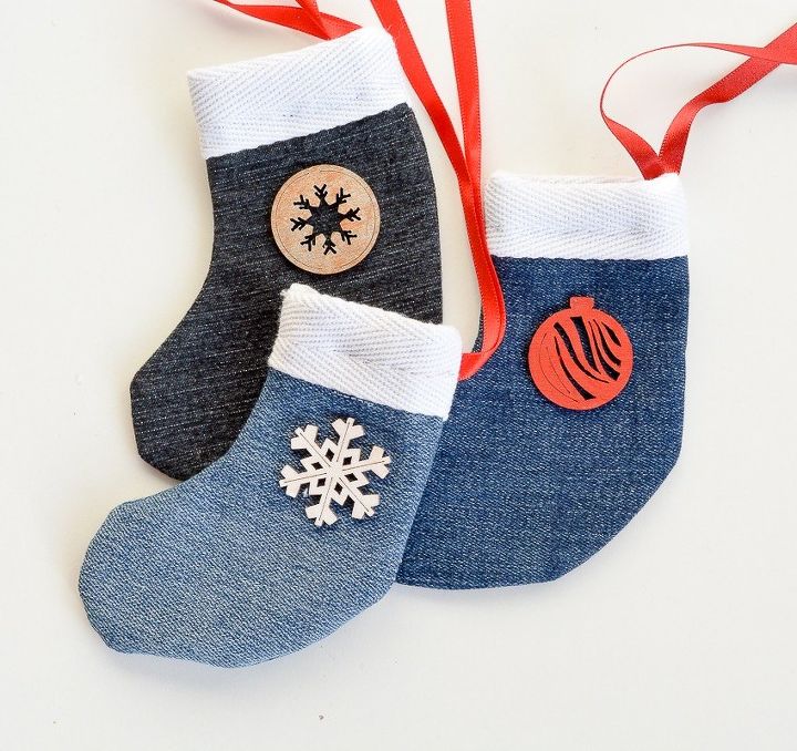 denim mini stockings advent calendar