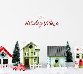 how to make a diy christmas village