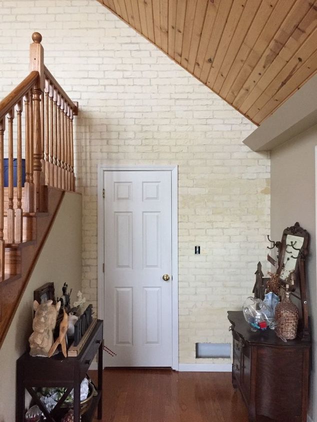making a faux brick wall with sheetrock plaster