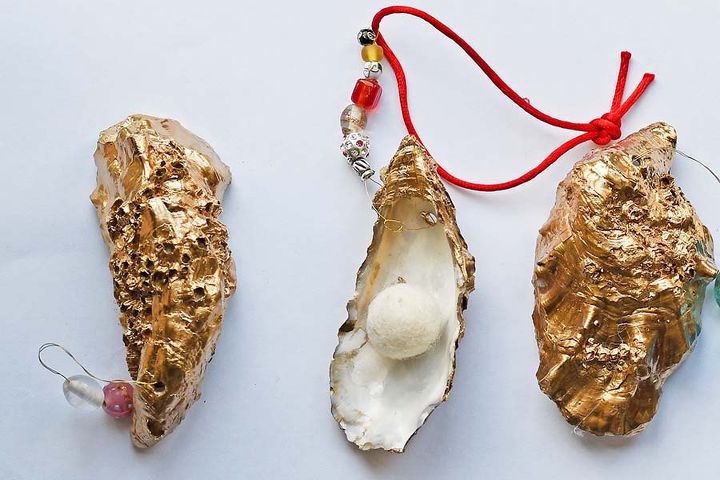 glamorous oyster shell ornament in 15 mins
