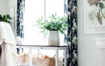 DIY No Sew Curtains And How To Fake A Pinched Pleat