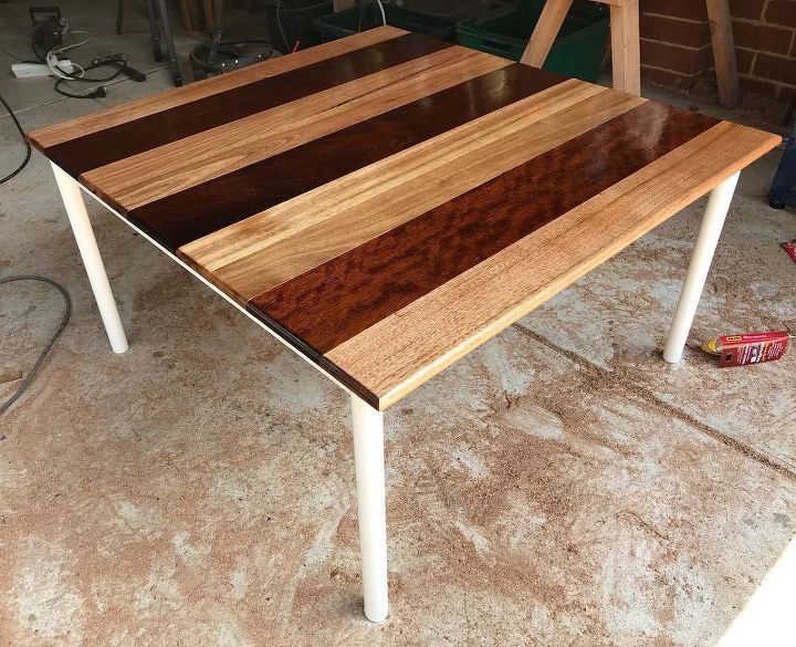 two tone decking coffee table