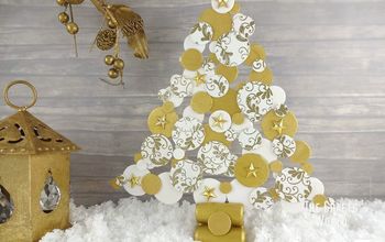 Wooden Chips Christmas Tree