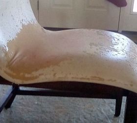 how to reupholster a curved chair seat