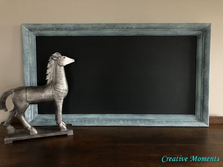 old frame to new chalkboard