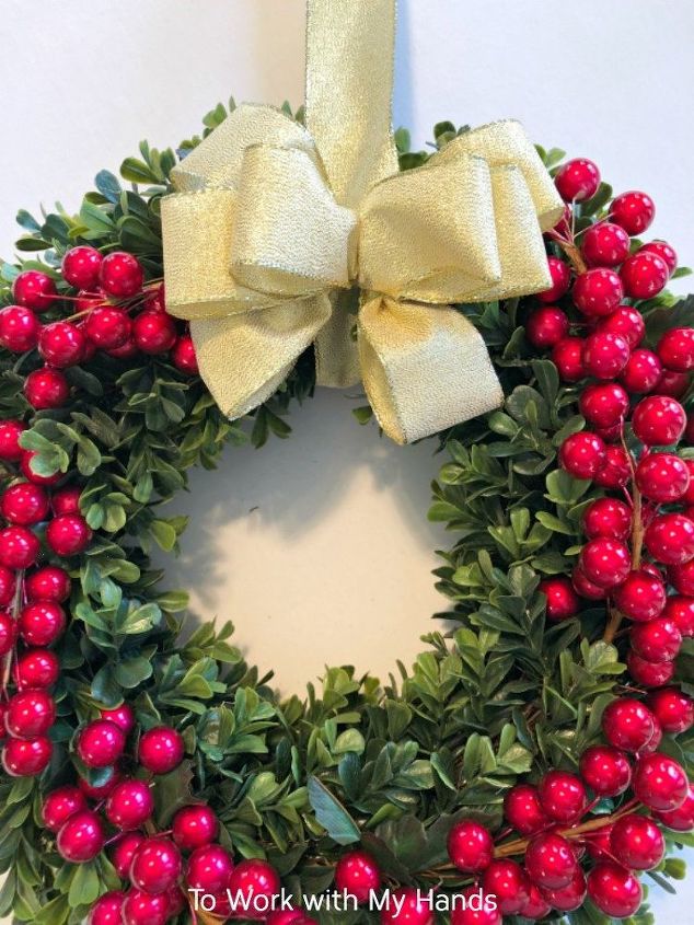 fast and easy boxwood christmas wreath 15 minute project
